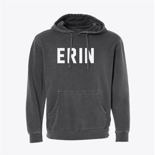 Erin New York Classic Block Pigment-Dyed Hoodie