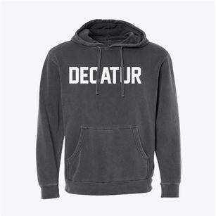 Decatur Wisconsin Classic Block Pigment-Dyed Hoodie