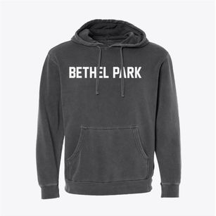 Bethel Park Pennsylvania Classic Block Pigment-Dyed Hoodie