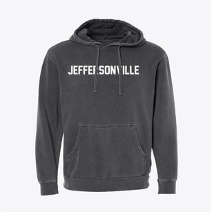 Jeffersonville Kentucky Classic Block Pigment-Dyed Hoodie