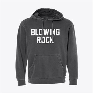 Blowing Rock North Carolina Classic Block Pigment-Dyed Hoodie