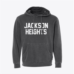 Jackson Heights North Carolina Classic Block Pigment-Dyed Hoodie