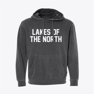 Lakes Of The North Michigan Classic Block Pigment-Dyed Hoodie