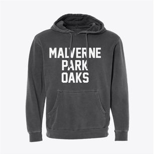 Malverne Park Oaks New York Classic Block Pigment-Dyed Hoodie