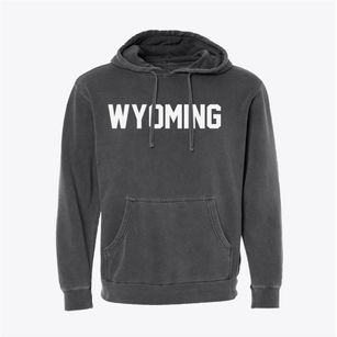 Wyoming New York Classic Block Pigment-Dyed Hoodie