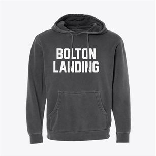 Bolton Landing New York Classic Block Pigment-Dyed Hoodie