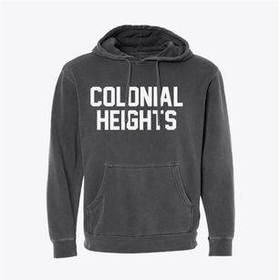 Colonial Heights Virginia Classic Block Pigment-Dyed Hoodie