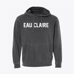 Eau Claire Pennsylvania Classic Block Pigment-Dyed Hoodie