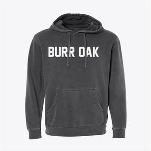 Burr Oak Iowa Classic Block Pigment-Dyed Hoodie
