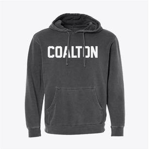 Coalton West Virginia Classic Block Pigment-Dyed Hoodie