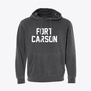 Fort Carson Colorado Classic Block Pigment-Dyed Hoodie