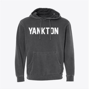 Yankton South Dakota Classic Block Pigment-Dyed Hoodie