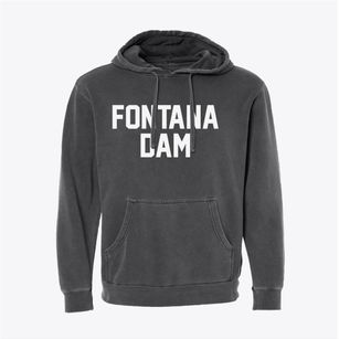 Fontana Dam North Carolina Classic Block Pigment-Dyed Hoodie