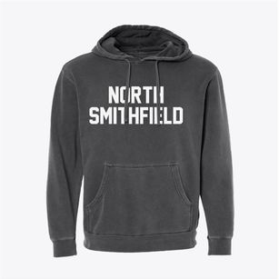 North Smithfield Rhode Island Classic Block Pigment-Dyed Hoodie