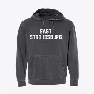 East Stroudsburg Pennsylvania Classic Block Pigment-Dyed Hoodie