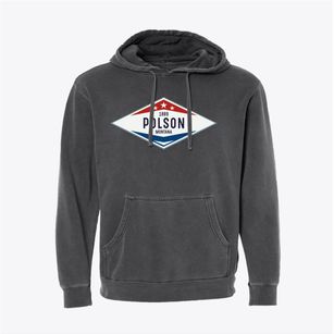 Polson Montana Diamond Star Pigment-Dyed Hoodie