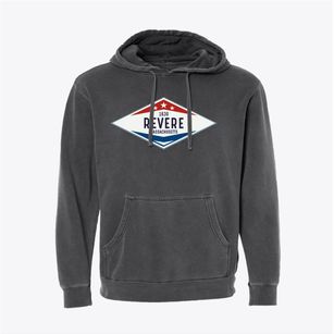Revere Massachusetts Diamond Star Pigment-Dyed Hoodie