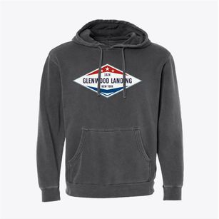 Glenwood Landing New York Diamond Star Pigment-Dyed Hoodie