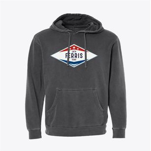 Ferris Texas Diamond Star Pigment-Dyed Hoodie