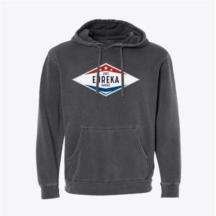 Eureka Kansas Diamond Star Pigment-Dyed Hoodie