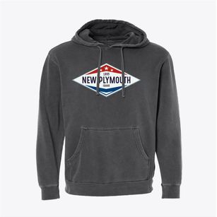 New Plymouth Idaho Diamond Star Pigment-Dyed Hoodie