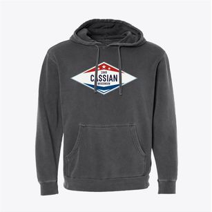 Cassian Wisconsin Diamond Star Pigment-Dyed Hoodie