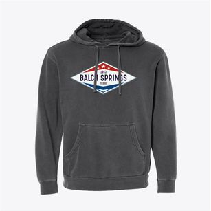 Balch Springs Texas Diamond Star Pigment-Dyed Hoodie