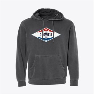 Crowell Texas Diamond Star Pigment-Dyed Hoodie