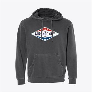 Mirando City Texas Diamond Star Pigment-Dyed Hoodie