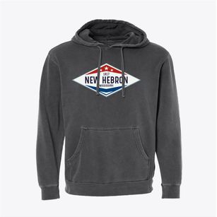 New Hebron Mississippi Diamond Star Pigment-Dyed Hoodie