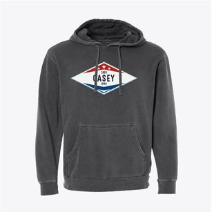 Casey Iowa Diamond Star Pigment-Dyed Hoodie