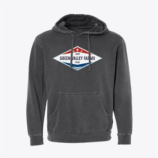 Green Valley Farms Texas Diamond Star Pigment-Dyed Hoodie