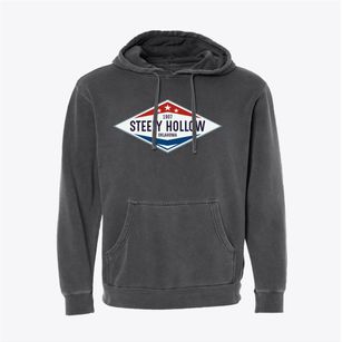 Steely Hollow Oklahoma Diamond Star Pigment-Dyed Hoodie