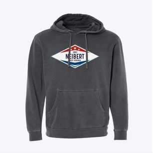 Neibert West Virginia Diamond Star Pigment-Dyed Hoodie