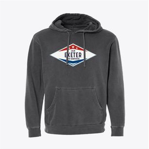 Exeter New Hampshire Diamond Star Pigment-Dyed Hoodie