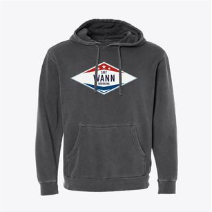 Wann Nebraska Diamond Star Pigment-Dyed Hoodie