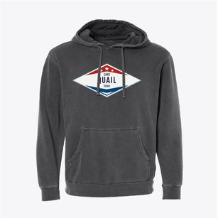 Quail Texas Diamond Star Pigment-Dyed Hoodie