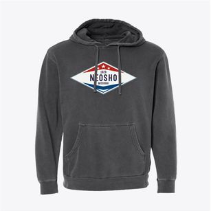 Neosho Missouri Diamond Star Pigment-Dyed Hoodie