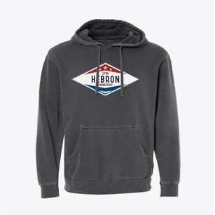 Hebron Connecticut Diamond Star Pigment-Dyed Hoodie