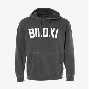 Biloxi Mississippi Classic Curve Pigment-Dyed Hoodie