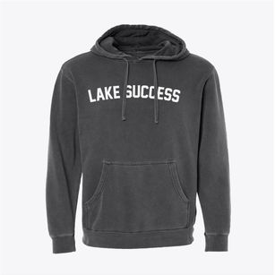Lake Success New York Classic Curve Pigment-Dyed Hoodie