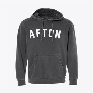 Afton Wyoming Classic Curve Pigment-Dyed Hoodie