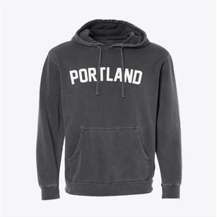 Portland Wisconsin Classic Curve Pigment-Dyed Hoodie