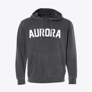 Aurora Wisconsin Classic Curve Pigment-Dyed Hoodie