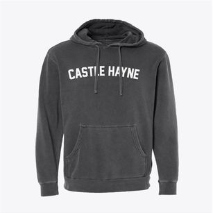 Castle Hayne North Carolina Classic Curve Pigment-Dyed Hoodie