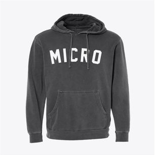 Micro North Carolina Classic Curve Pigment-Dyed Hoodie