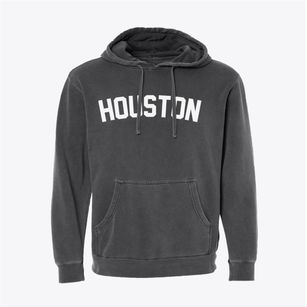 Houston Delaware Classic Curve Pigment-Dyed Hoodie