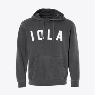 Iola Illinois Classic Curve Pigment-Dyed Hoodie
