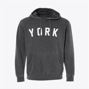 York North Dakota Classic Curve Pigment-Dyed Hoodie