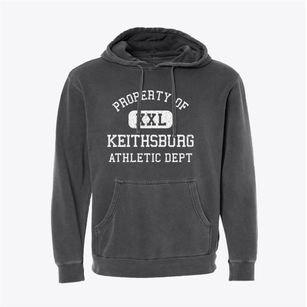 Keithsburg Illinois Athletic Dept Pigment-Dyed Hoodie